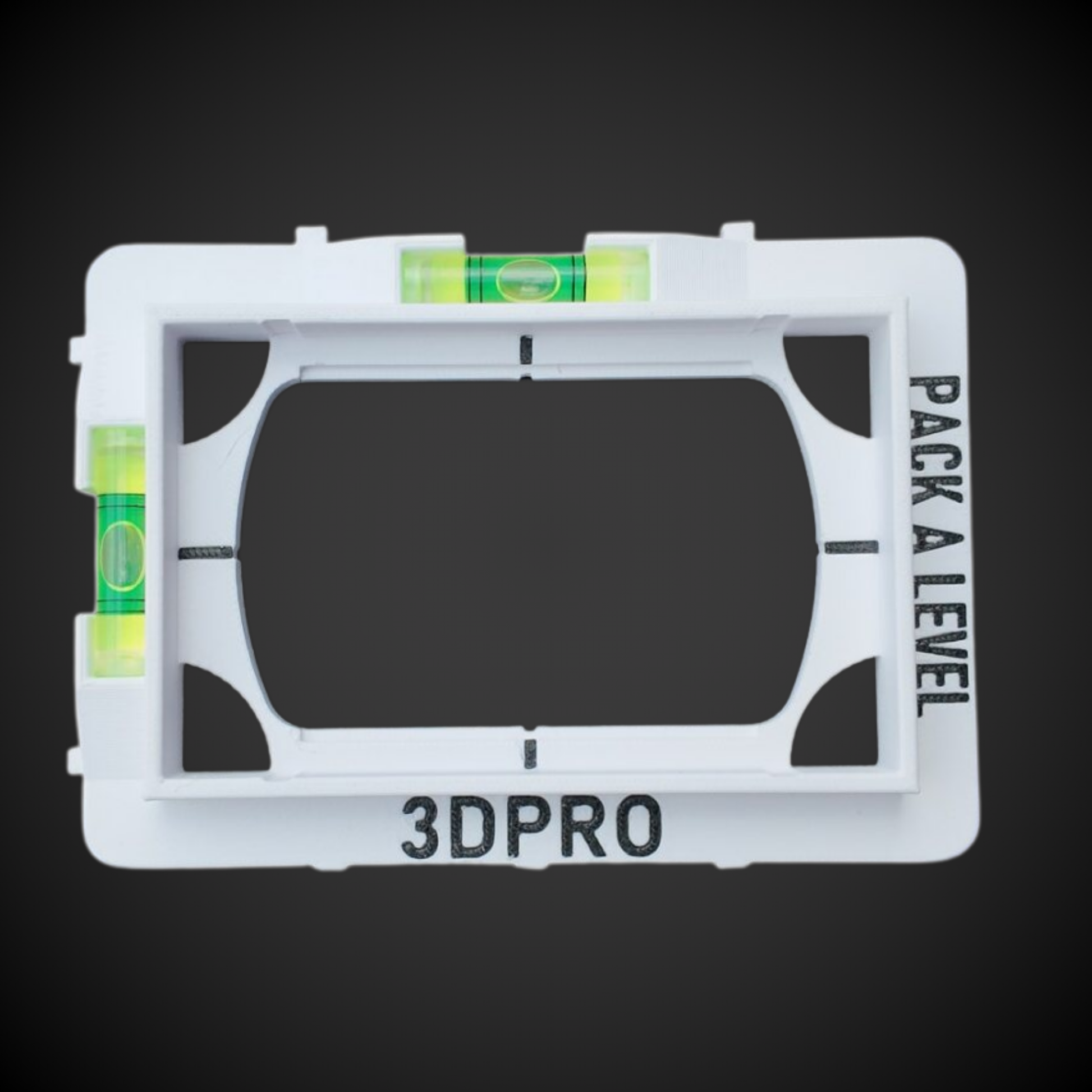 3DPRO Pack a Level tool on a black background