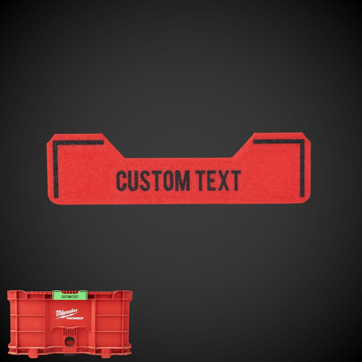 Snap on Label - Crate