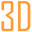 3DPRO logo