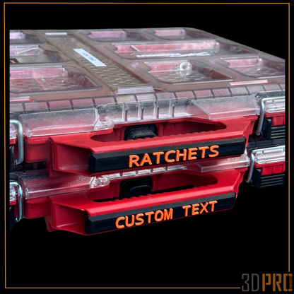 Snap On Label - Low Full Width Organiser
