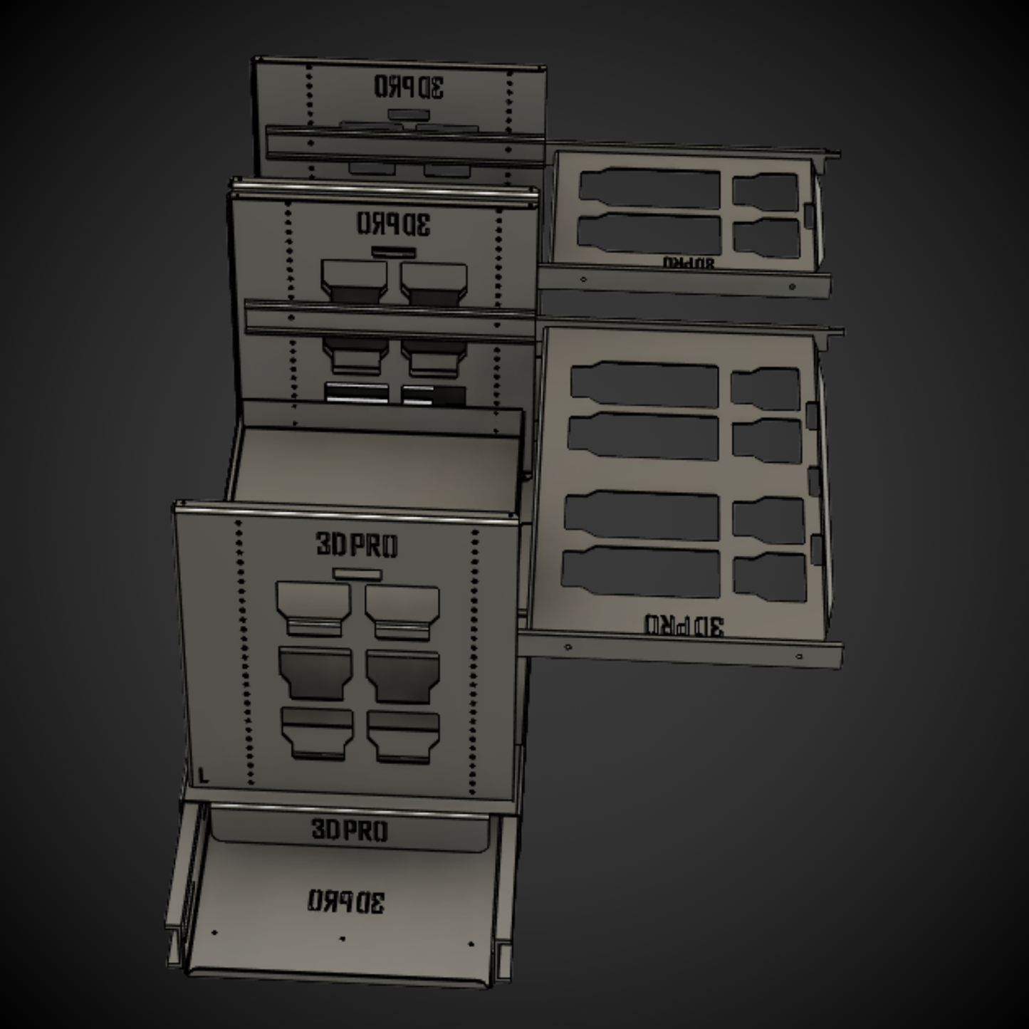 (Pre Order) Sliding Full Width Shelf (Pack A Shelf)