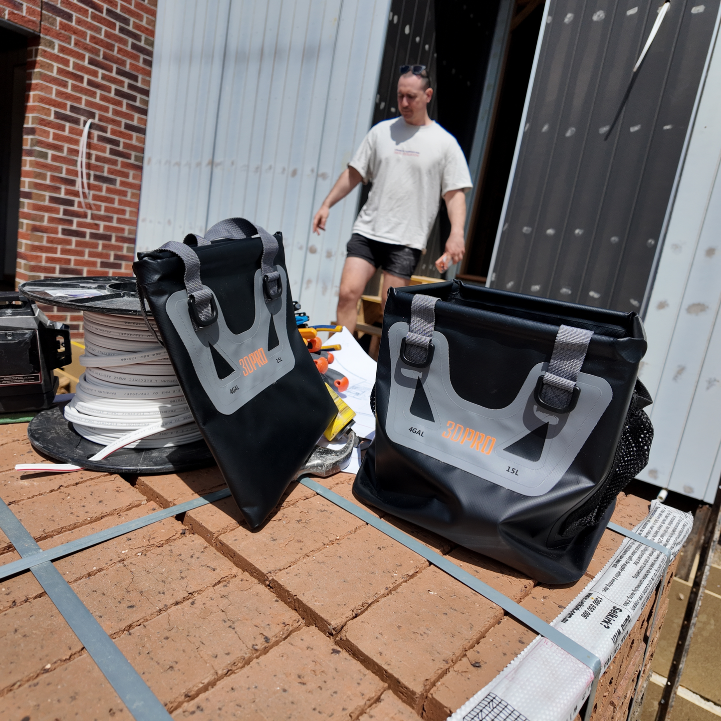 15L/4GAL Pro Square Folding Bucket