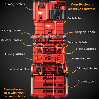 Label - Packout Drawers (4/Multi Drawer)
